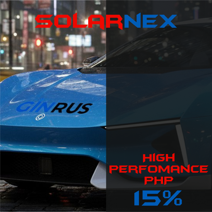 15% Solarnex HIGH PERFOMANCE PHP тонировочная пленка (1,52*30м.)