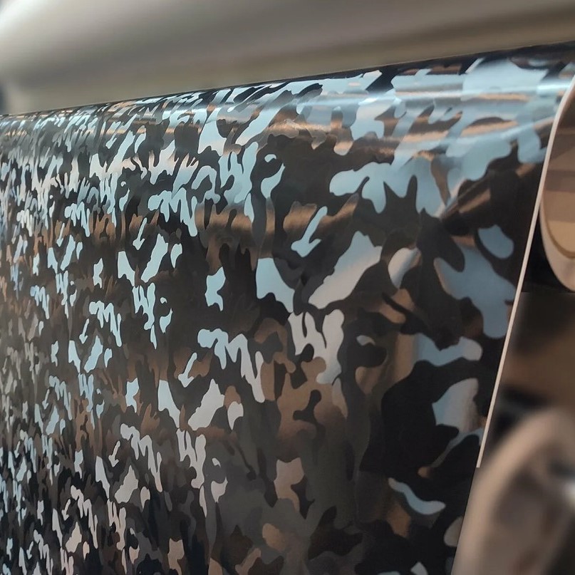 Пленка черный камуфляж "Фантом" (1,52*18м) FANTOM