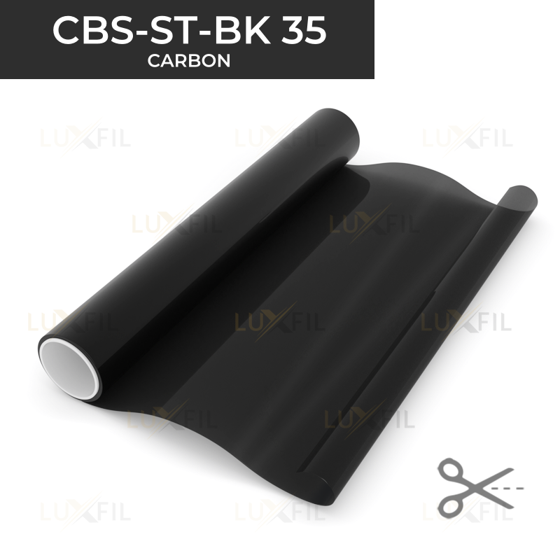 Тонировочная пленка CBS-ST-BK 3530 LUXFIL CARBON 35%  (1,52*30м.) Тонировочная пленка CBS-ST-BK 3530 LUXFIL CARBON 35%  (1,52*30м.)