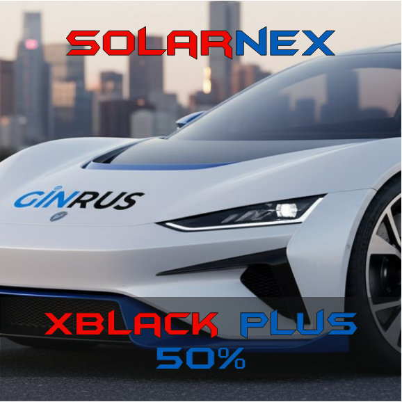 50% АКЦИЯ Solarnex XBLACK PLUS Металлизированная тонировочная пленка (1,52*30м)