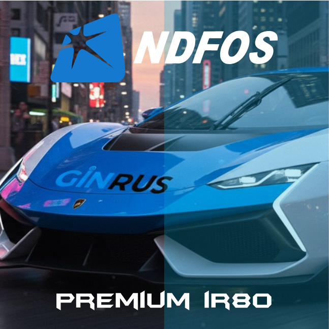 Пленка атермальная NDFOS PREMIUM IR 80% голубой оттенок (пог.м)