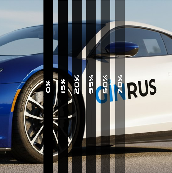 уценка ! липкий край 10см!! Тонировочная пленка NANO CARBON CS 35 ControlTek (1,52*30м)