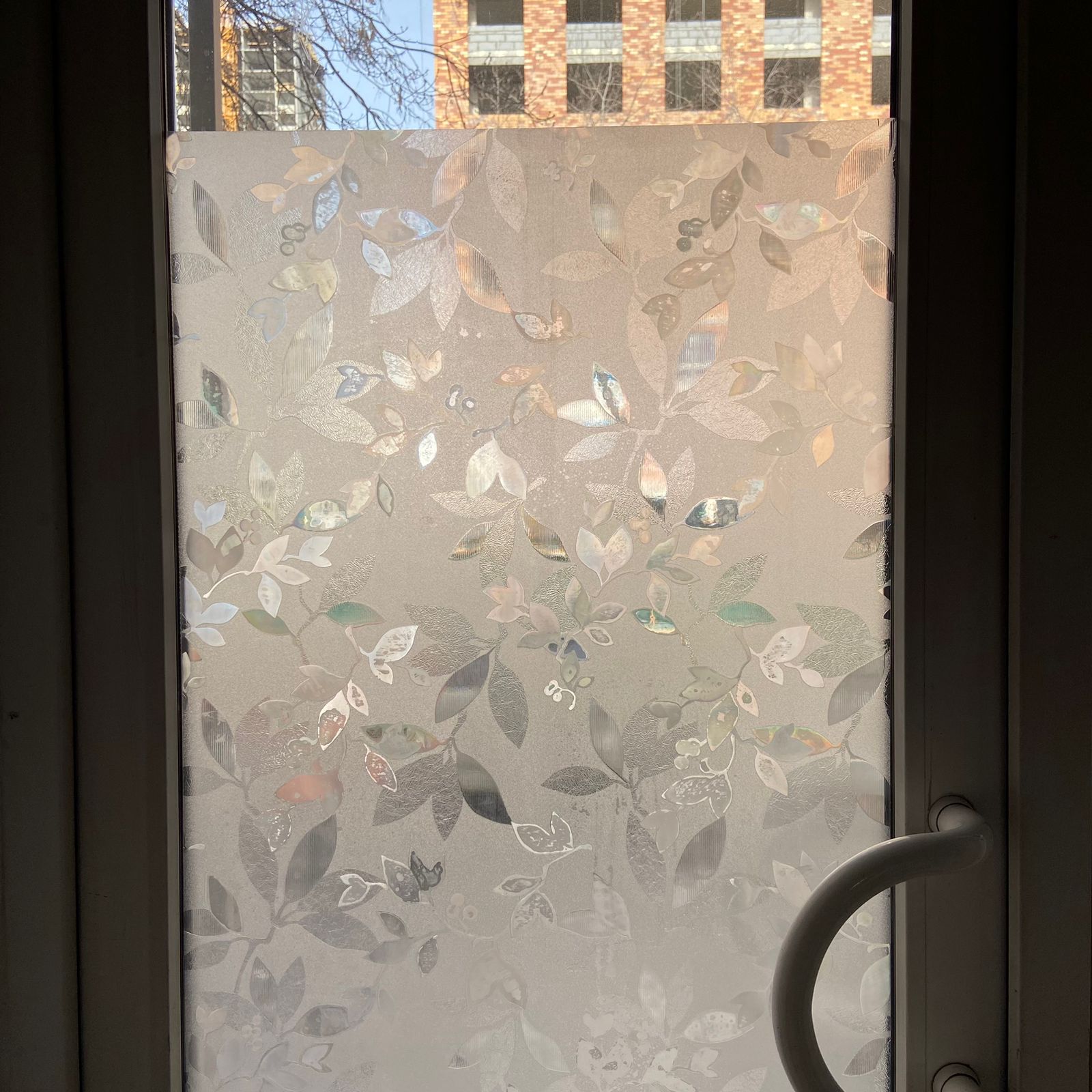 Пленка витражная статическая МН47, 90см. х 50м.(одуванчики)