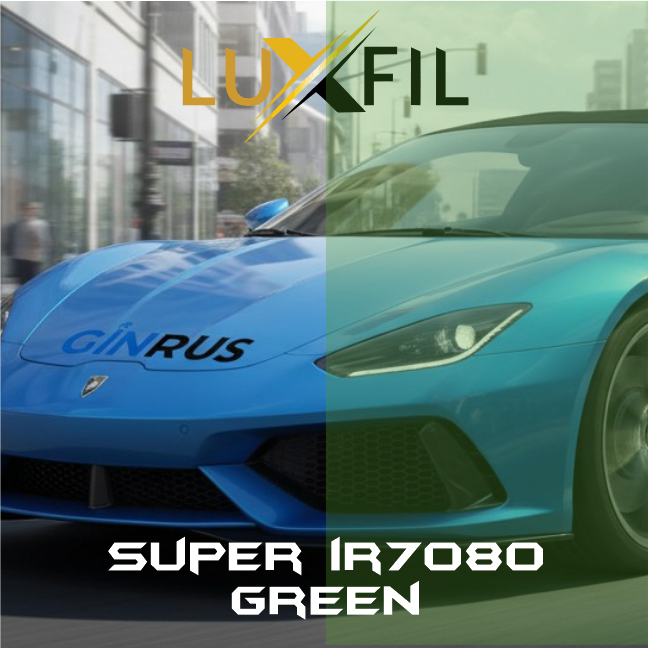 SUPER IR 7080 Green LUXFIL Атермальная пленка зеленая (керамика) 70% (1,52*30м.)