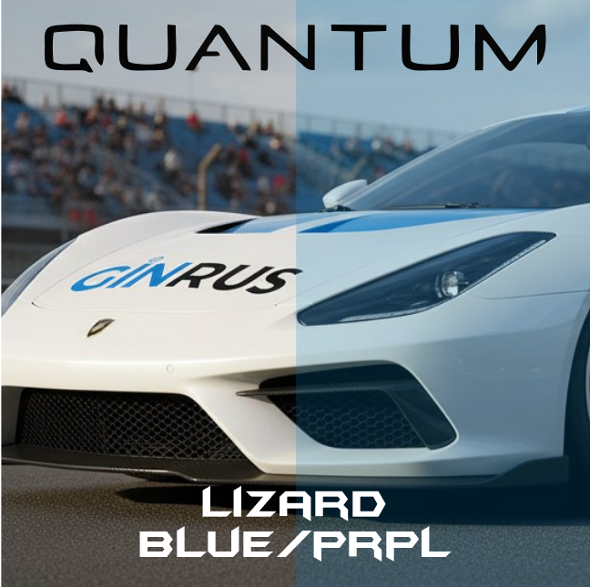 Пленка тонировочная, автомобильная, хамелеон Quantum LIZARD BLUE/PURPL фиолетово-голубой оттенок 85% (1,52*30м.)