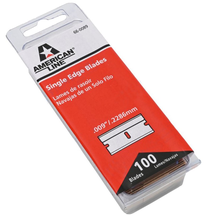 Лезвия для чистки стекла GEM премиум (уп. 100 шт.) пр-во Мексика