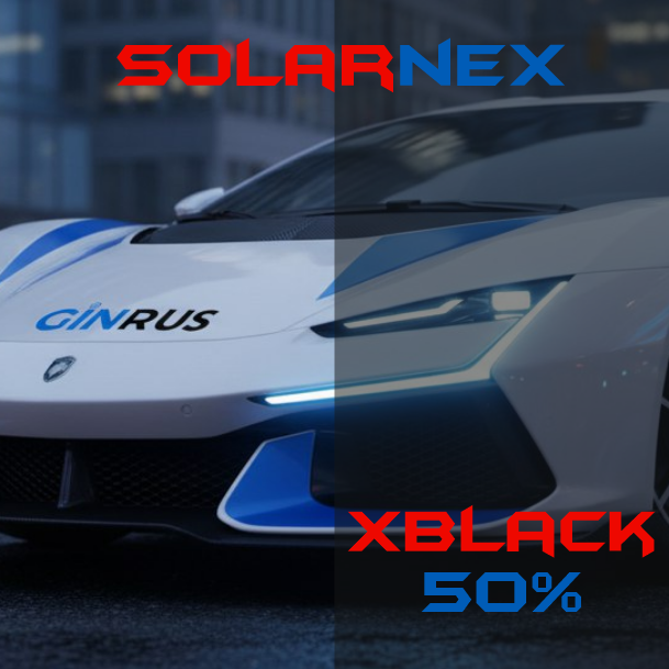 50% Solarnex XBLACK тонировочная пленка