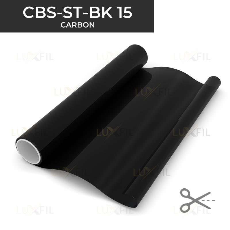 Тонировочная пленка CBS-ST-BK 1530 LUXFIL CARBON 15% (1,52*30м.) Тонировочная пленка CBS-ST-BK 1530 LUXFIL CARBON 15% (1,52*30м.)
