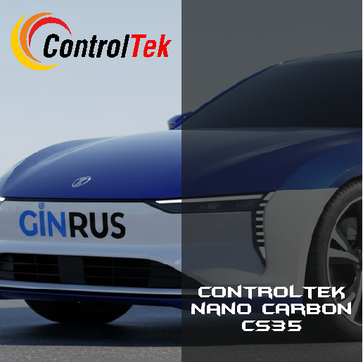 уценка ! липкий край 10см!! Тонировочная пленка NANO CARBON CS 35 ControlTek (1,52*30м)