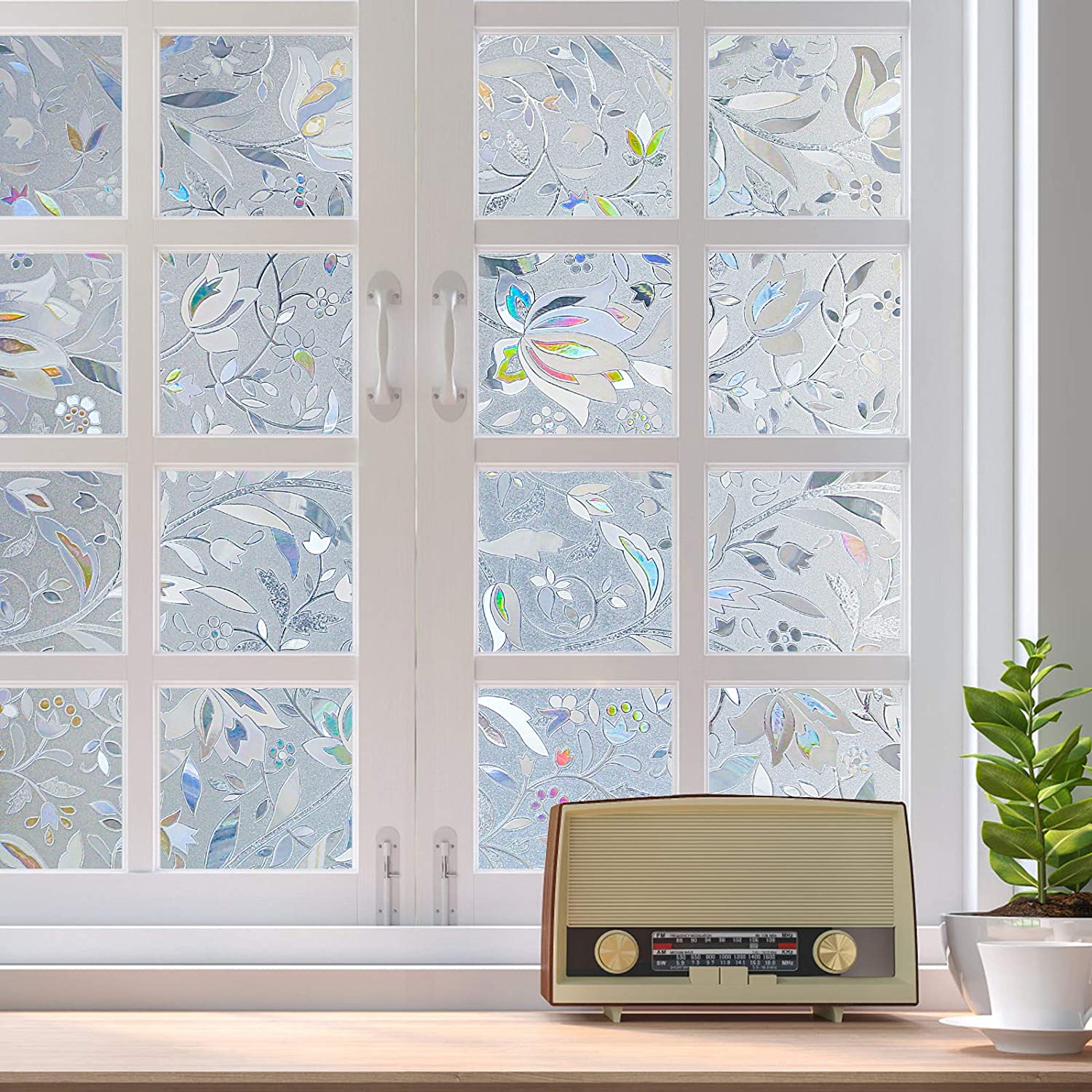 Пленка витражная статическая МН08, 90см. х 50м.