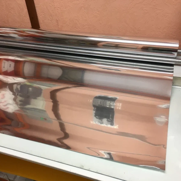 Пленка Хром Серебро, 94mkm 5 star Premium stretch 1,52*20м