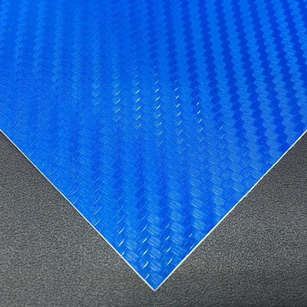 Пленка Карбон цвет Голубой Модель 23199, 181mkm