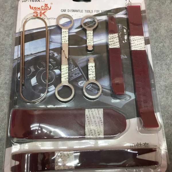 Набор для демонтажа пластика в салоне из 10 предметов