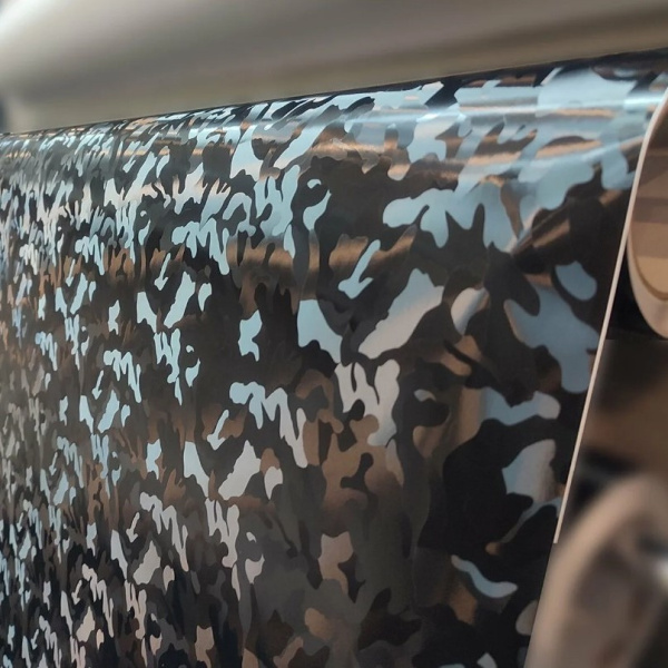 Пленка черный камуфляж "Фантом" (1,52*18м) FANTOM