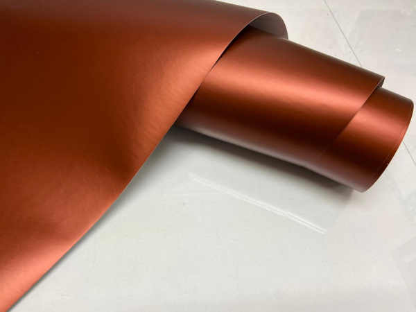 Пленка матовый хром, кофе(коричневый) 5 STAR (1,52*20м.)