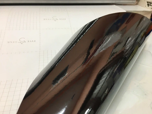 Пленка хром черный 5 star (1,52*20м)