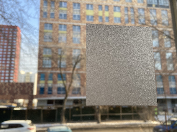 Пленка витражная статическая МН39-Т прозрачная матовая 90см. х 50м.