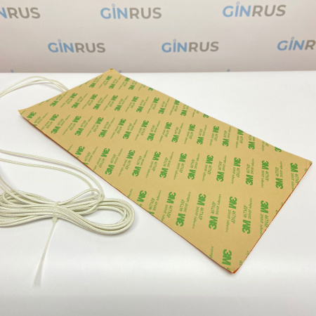 Нагревающая пластина 300*150мм 12v 45w 3М скотч, провод 2 метра