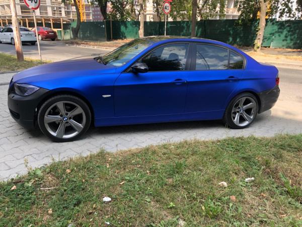 Пленка матовый хром синий Five Star (1.52*20м.)