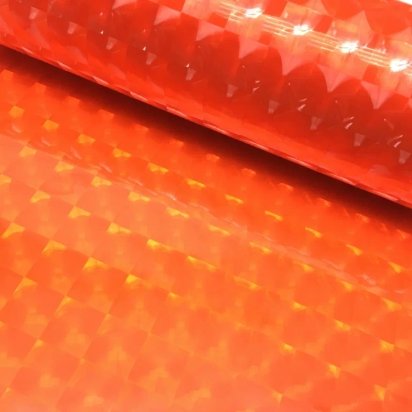 Пленка для фар "голография 4д" красный R105-5, 189mkm, 8802