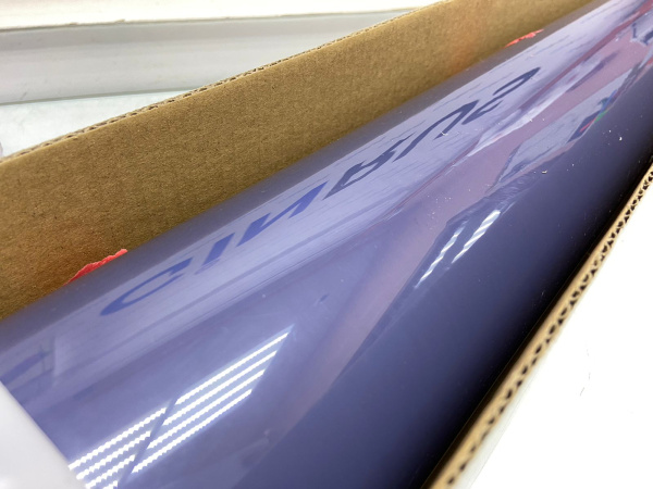 TPU GREY-HD Антигравийная фарная полиуретановая серо-фиолетовая пленка 0.6х15м