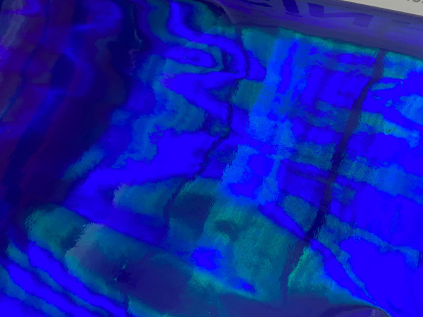 Пленка ЛАЗЕРНЫЙ хром синий (1,52*18м)