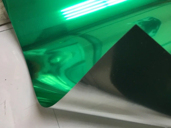 Пленка хром зеленый (1,52*20м) 5 star стрейч