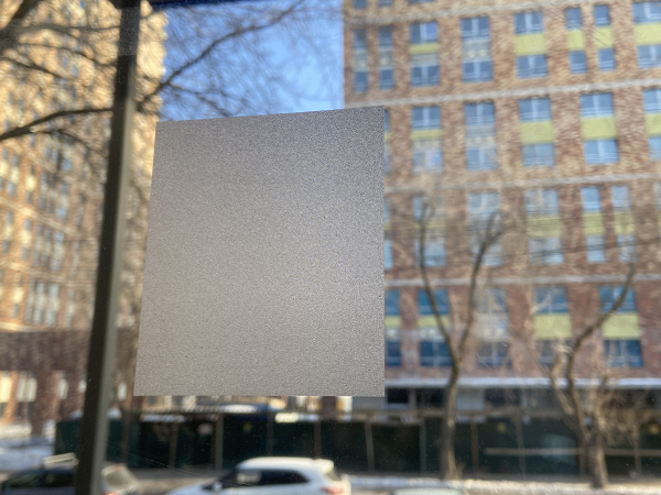 Пленка витражная статическая МН39-Т прозрачная матовая 90см. х 50м.