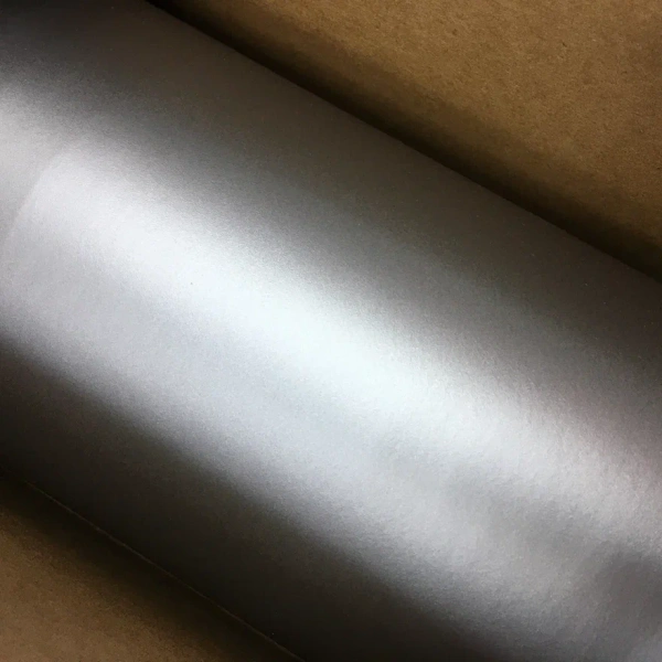 Пленка матовая, цвет серебро 5 star 1,52*30м.