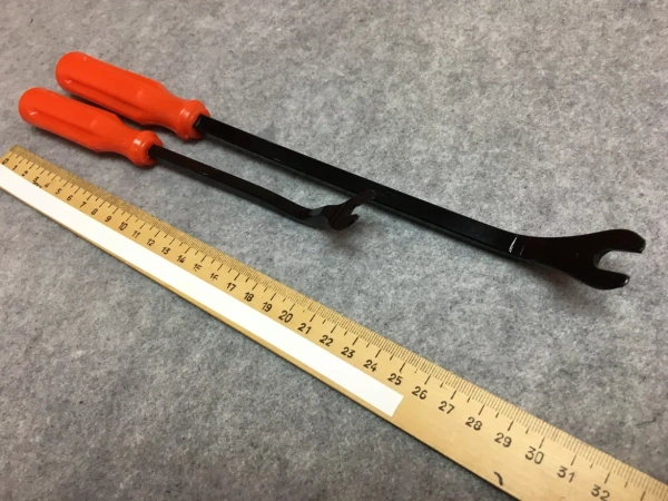 Набор клипсодеров/пистонов S176  3 предмета (металл)