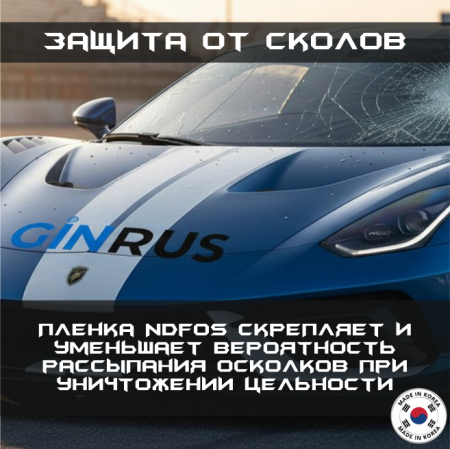распродажа Пленка ND-35 2mil NDFOS 35% тониров.авто краш (30м*1,52)