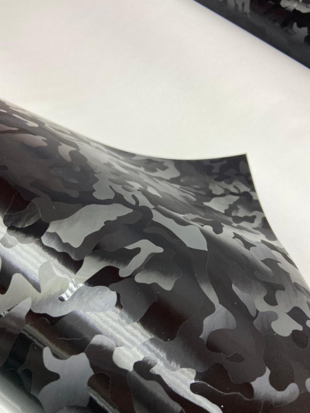 Пленка черный камуфляж "Фантом" (1,52*18м) FANTOM