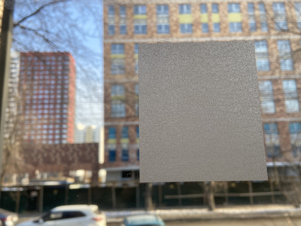 Пленка витражная статическая МН39-Т прозрачная матовая 90см. х 50м.