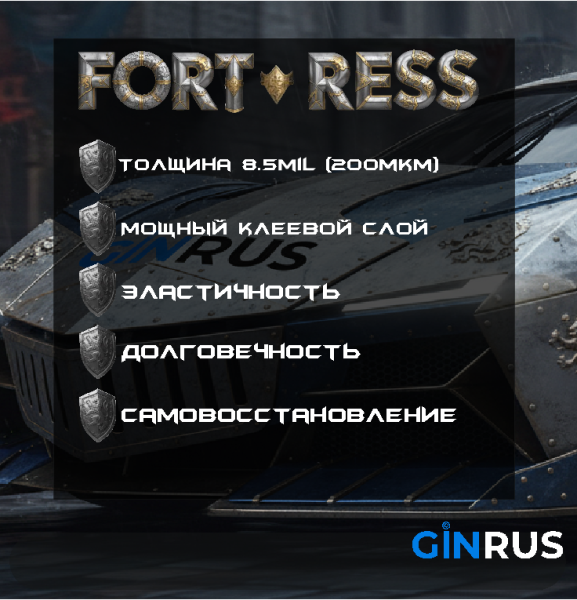 Honor-T85S (200мкм) Полиуретановая пленка Paint Protection Films TPU Glossy 8.5 Mil 1.524*15M