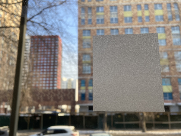 Пленка витражная статическая МН39-Т прозрачная матовая 90см. х 50м.