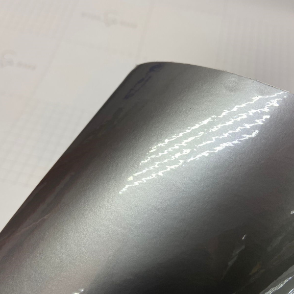 Пленка глянцевая ГРАФИТ (СЕРЫЙ) Premium 3 слоя 1,52*20м