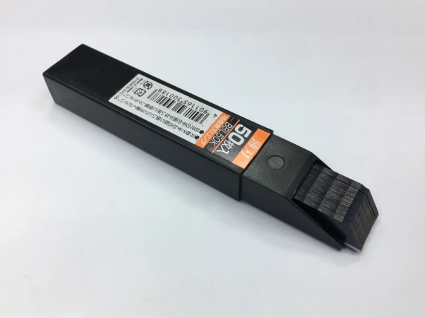 Лезвия OLFA  BBL50K  50шт лезвия черные, длинные