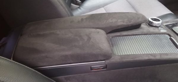 Пленка Алькантара Премиум черная на клею 1,5*15м 5 Star