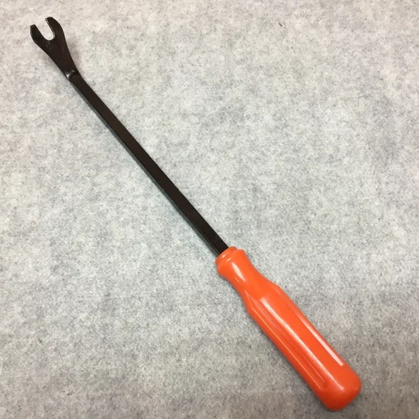 Инструмент для снятия пистонов с круглой пластиковой красной ручкой (клипсодер)