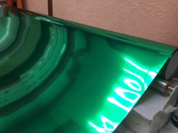 Пленка хром зеленый (1,52*20м) 5 star стрейч