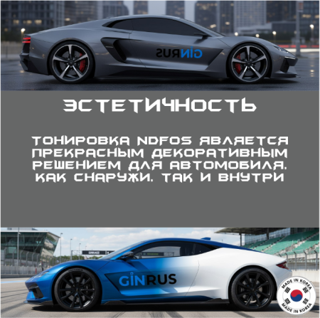 5% Пленка NDFOS PНР BLACK PRO 05 (30м*1,52, 45,6 кв.м)