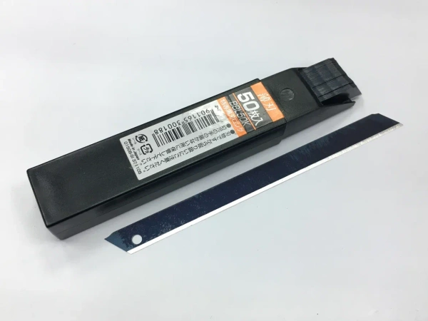 Лезвия OLFA  BBL50K  50шт лезвия черные, длинные