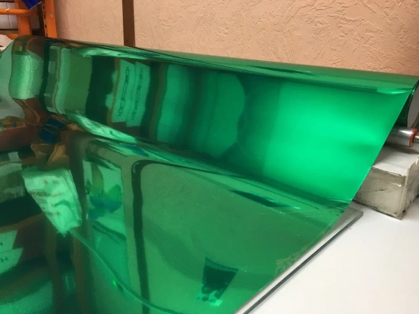 Пленка хром зеленый (1,52*20м) 5 star стрейч