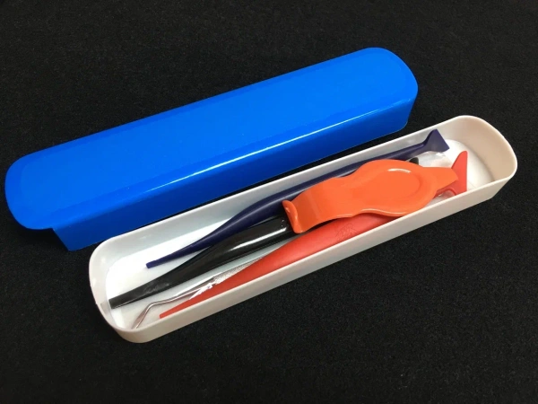 Набор из 5-х микроракелей (лопатка металл) пенал