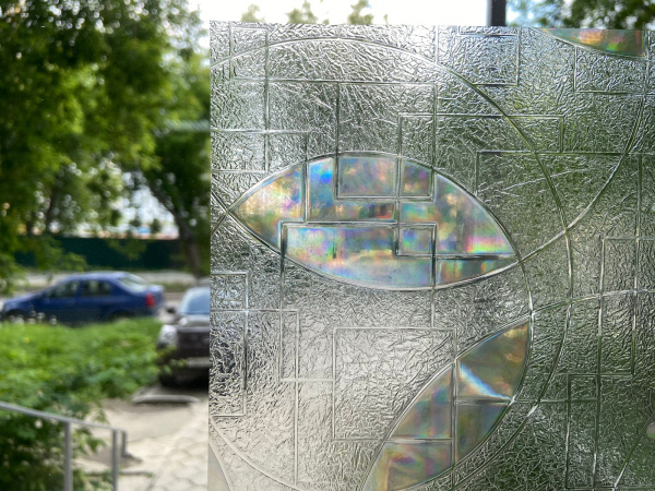 Пленка витражная статическая МН17 90см. х 50м.