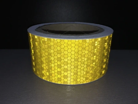 Светоотражающая лента СТАНДАРТ, цвет желтый  50мм*50м