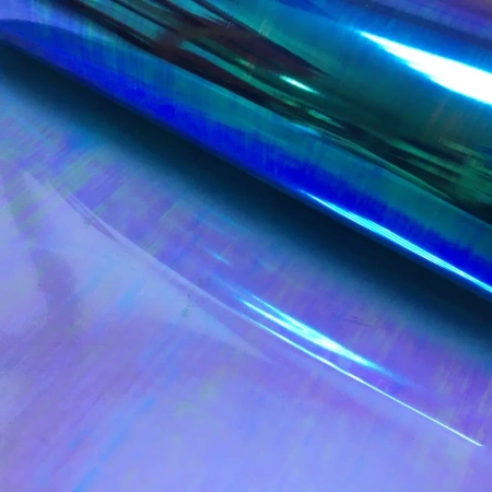 Пленка для фар хамелеон голубой, 30см*10м