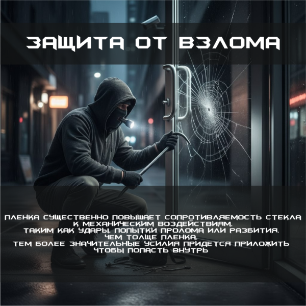 224 мкм, 7-8 mil, ударопрочная, защитная, прозрачная пленка SAFETY, SF200CL USB. (1,52*30м.)