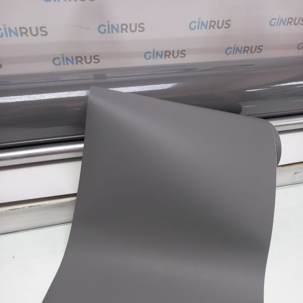 Пленка ПВХ FIVE Star Матовый хром NANDO GREY PREMIUM (ГРАФИТ) 1,52*18м.