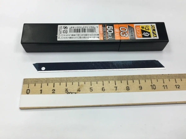 Лезвия OLFA  BBL50K  50шт лезвия черные, длинные